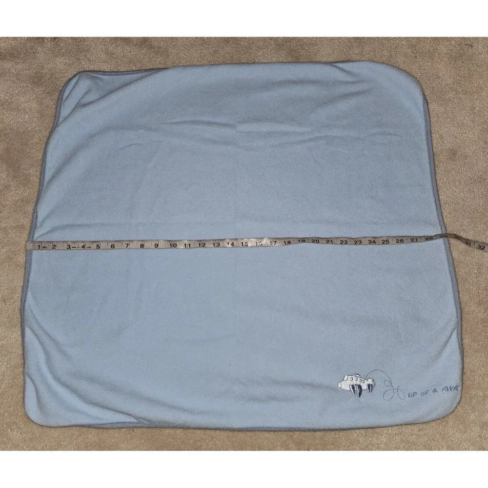 Up Up & Away Blue Airplane Baby Blanket Boy Fleece Lovey 120593 Sunrise Textile